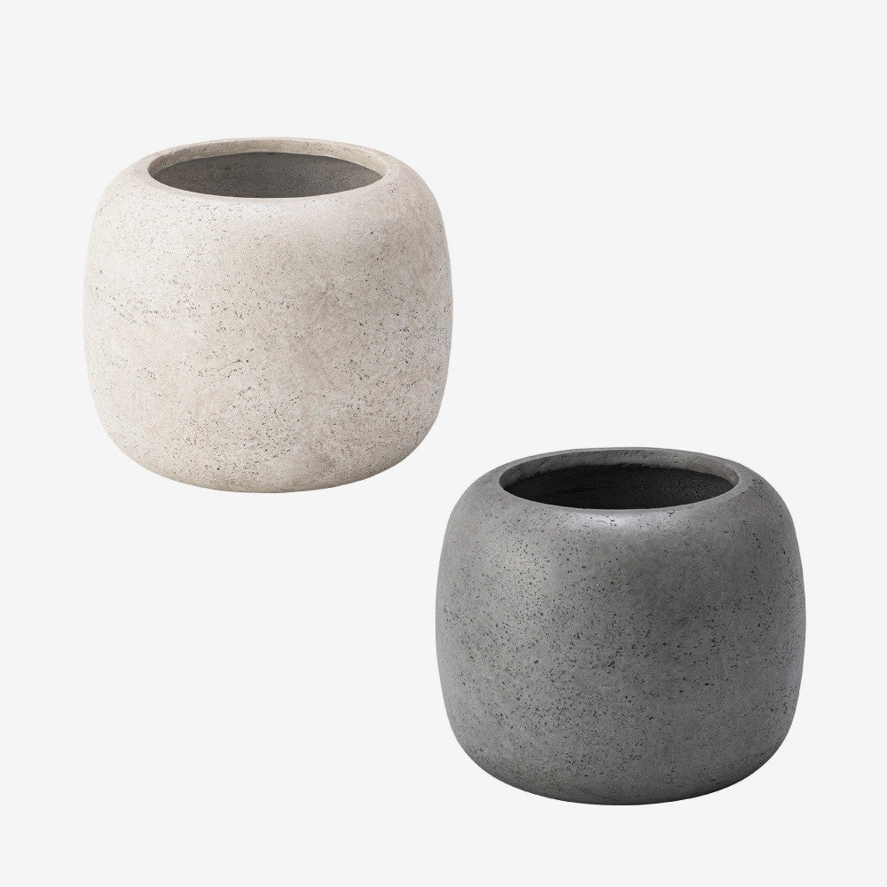 石目調ラウンドプランター