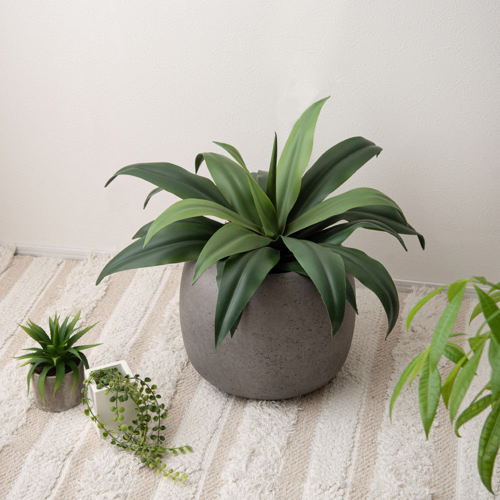 石目調ラウンドプランター