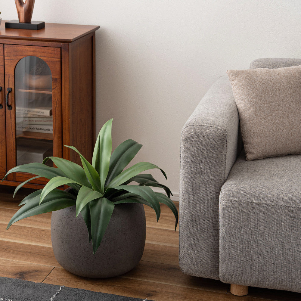 石目調ラウンドプランター