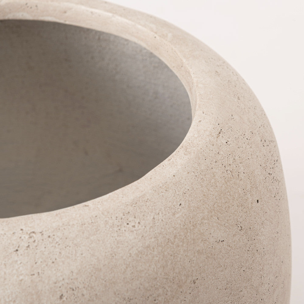 石目調ラウンドプランター