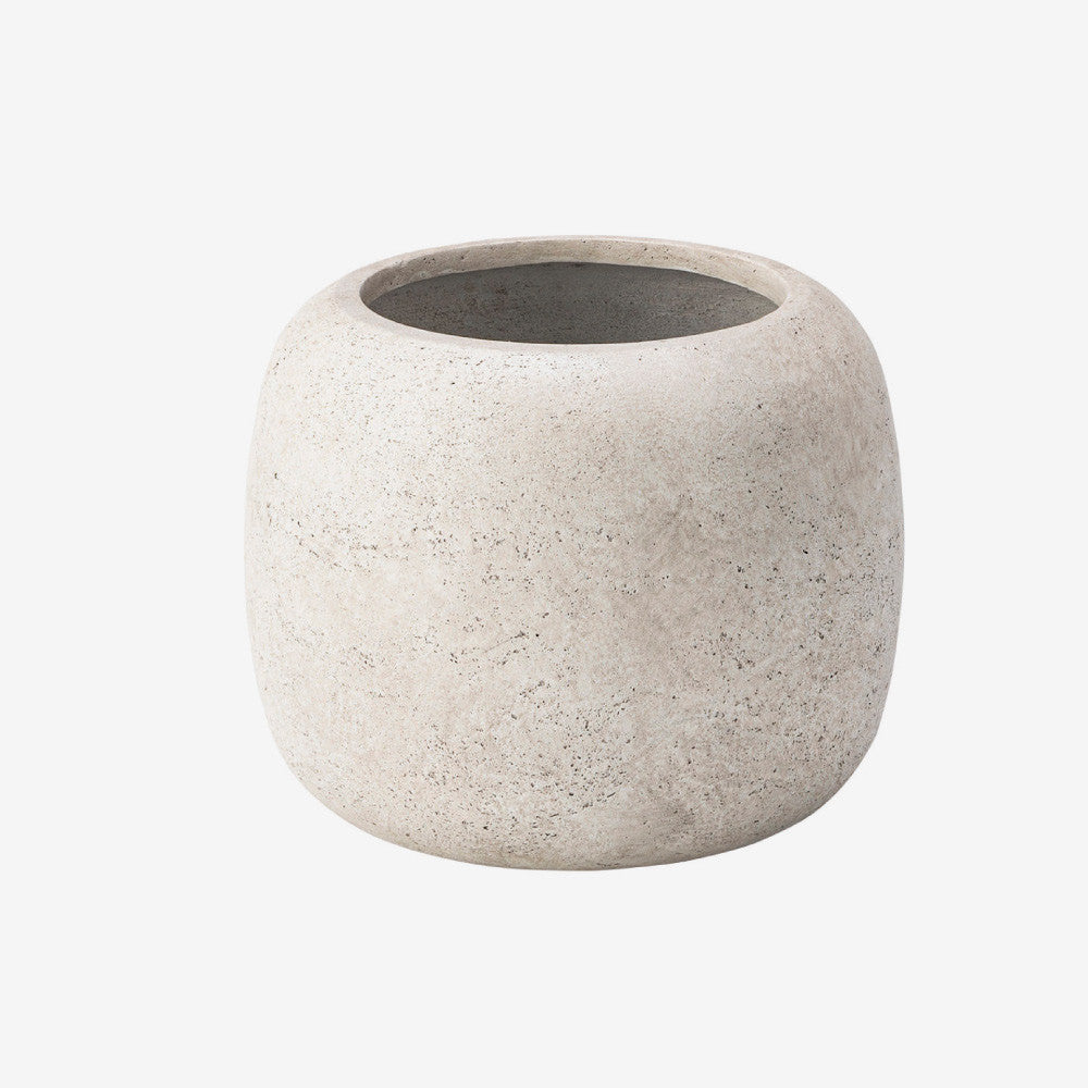 石目調ラウンドプランター