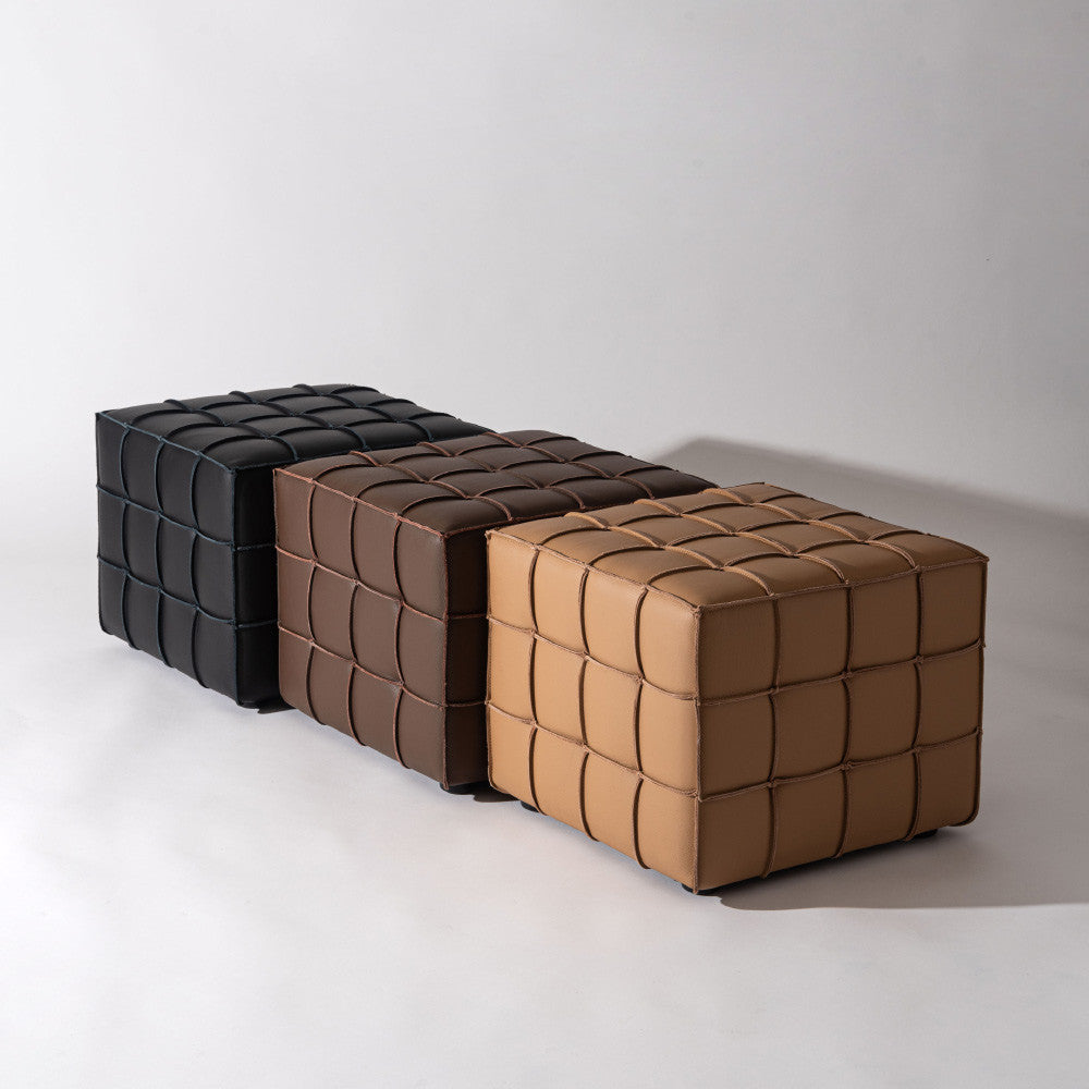 本革レザーブロックスツール