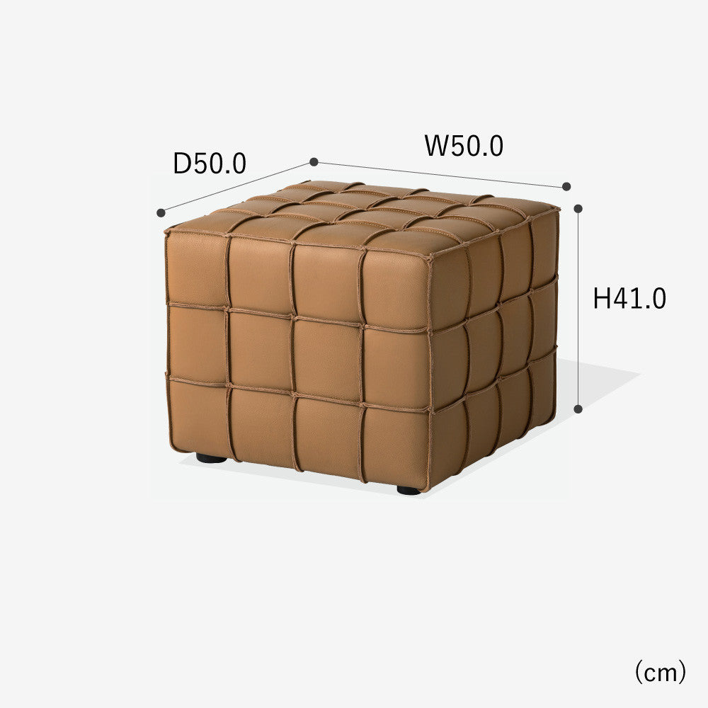 本革レザーブロックスツール