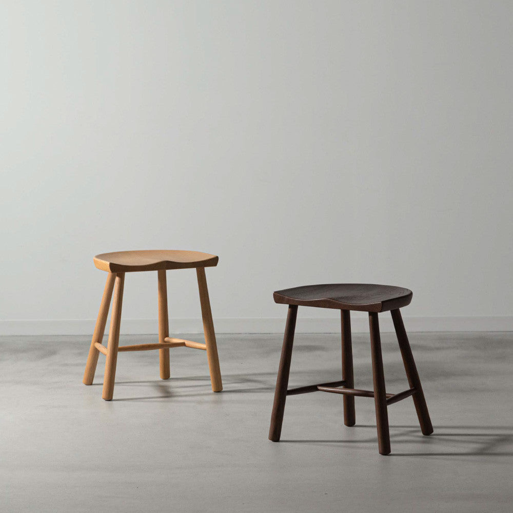 天然木スツール
