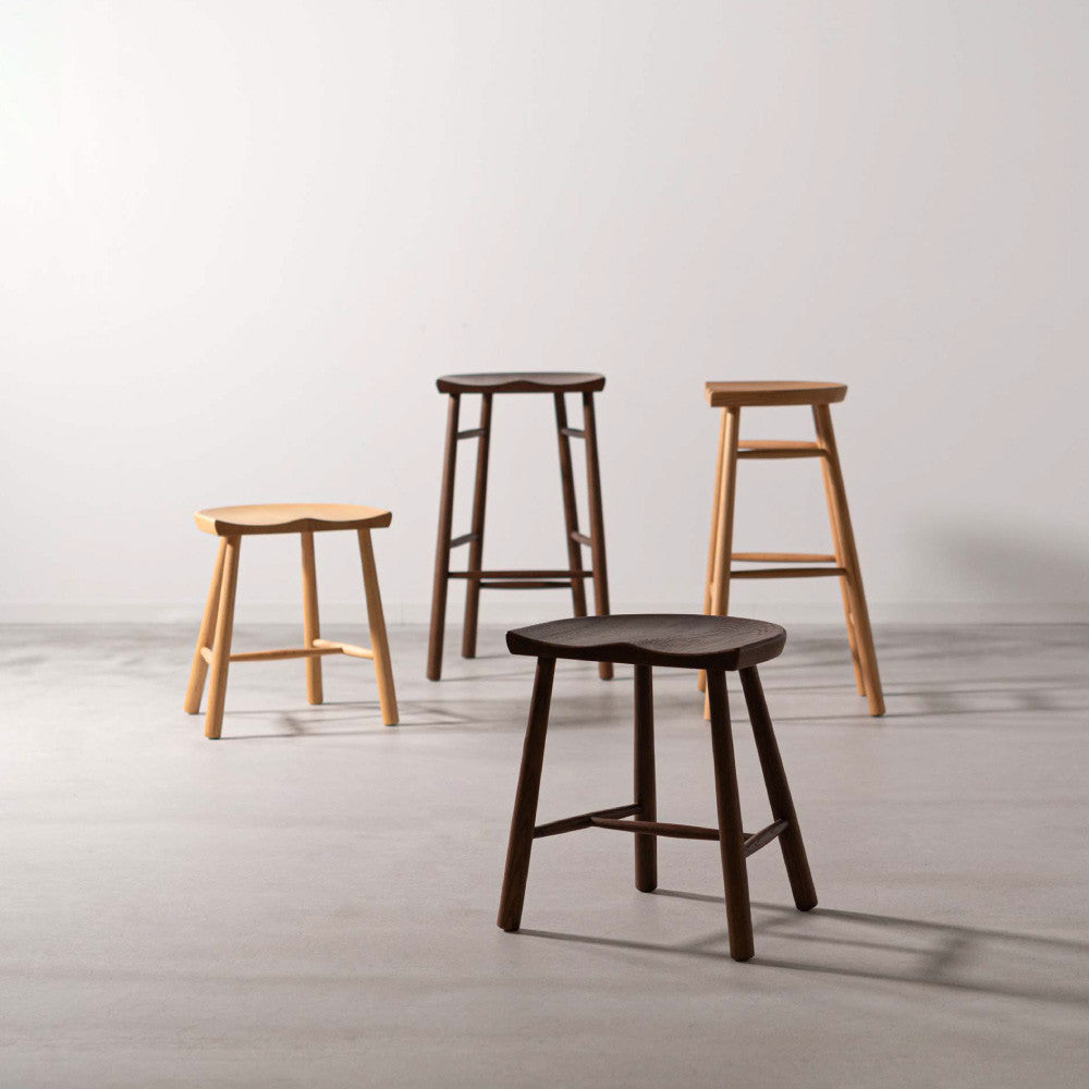 天然木スツール
