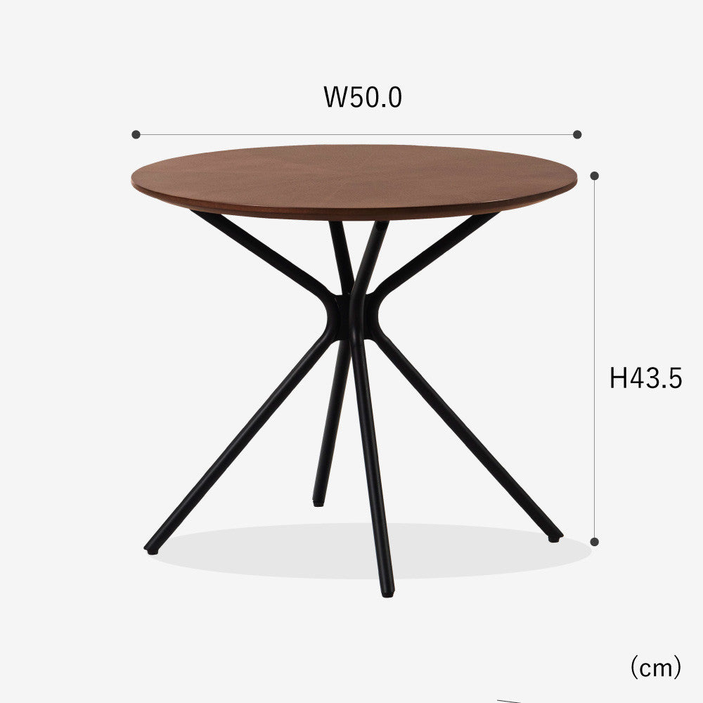 ラウンドサイドテーブル