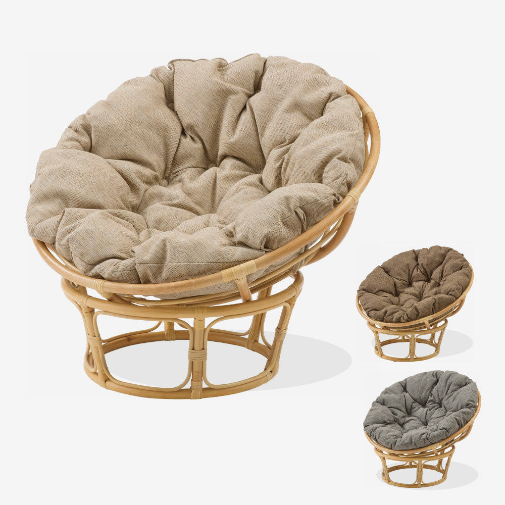 ラタン一人掛けチェア