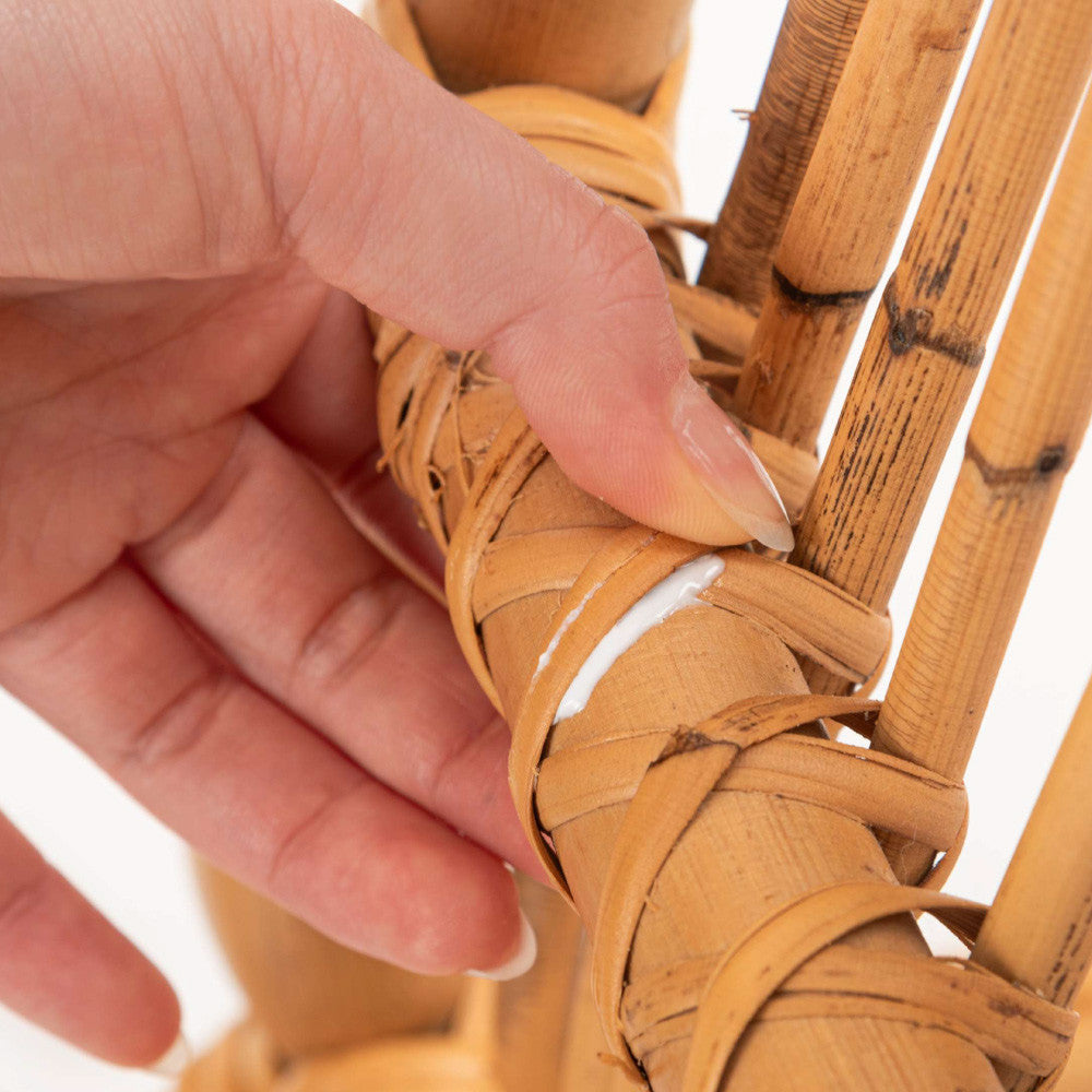 ラタン一人掛けチェア