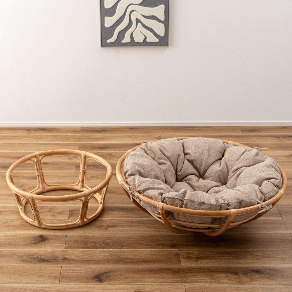 ラタン一人掛けチェア