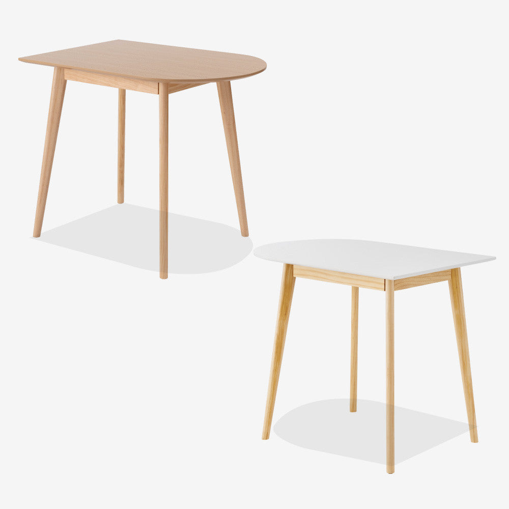 壁付け半円テーブル