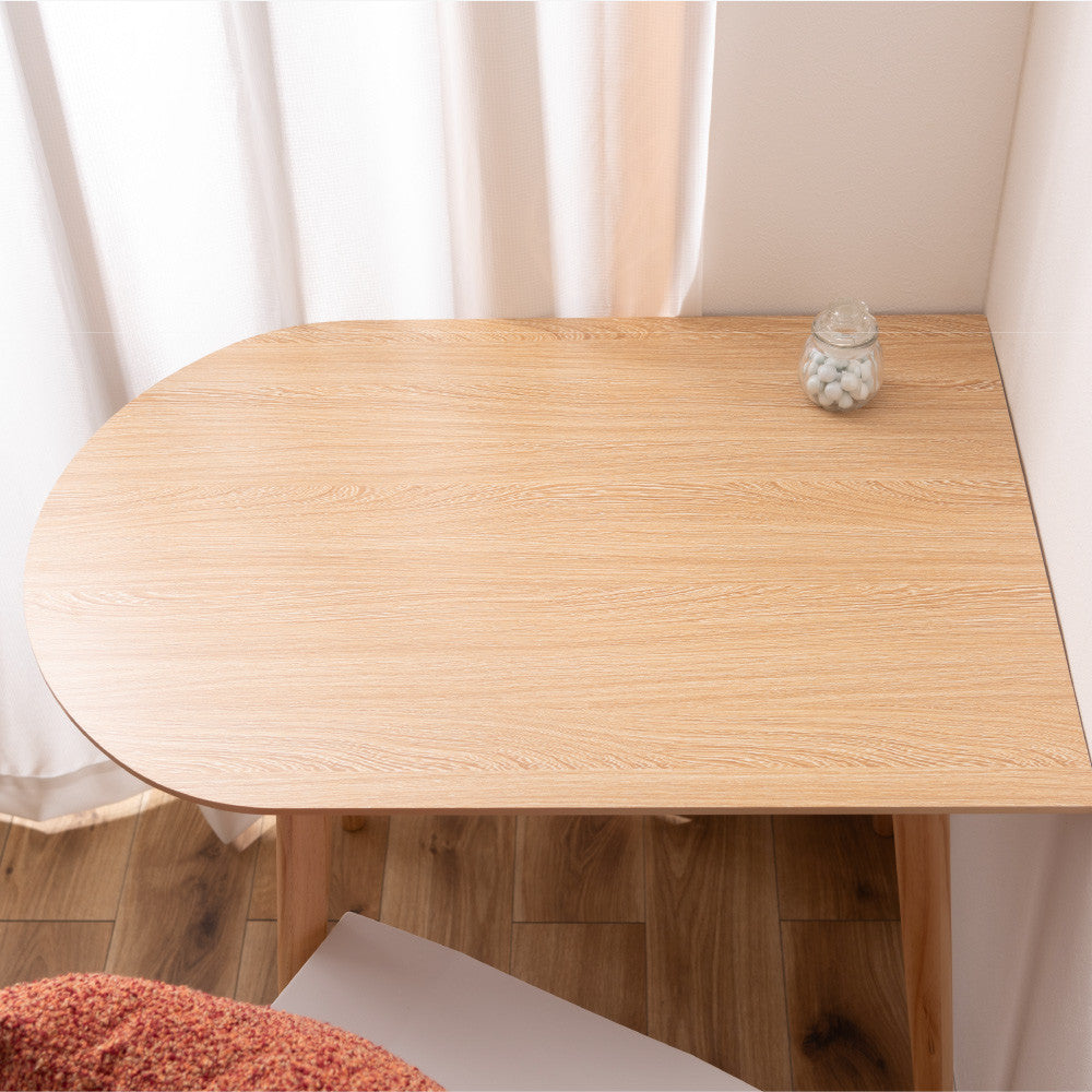 壁付け半円テーブル