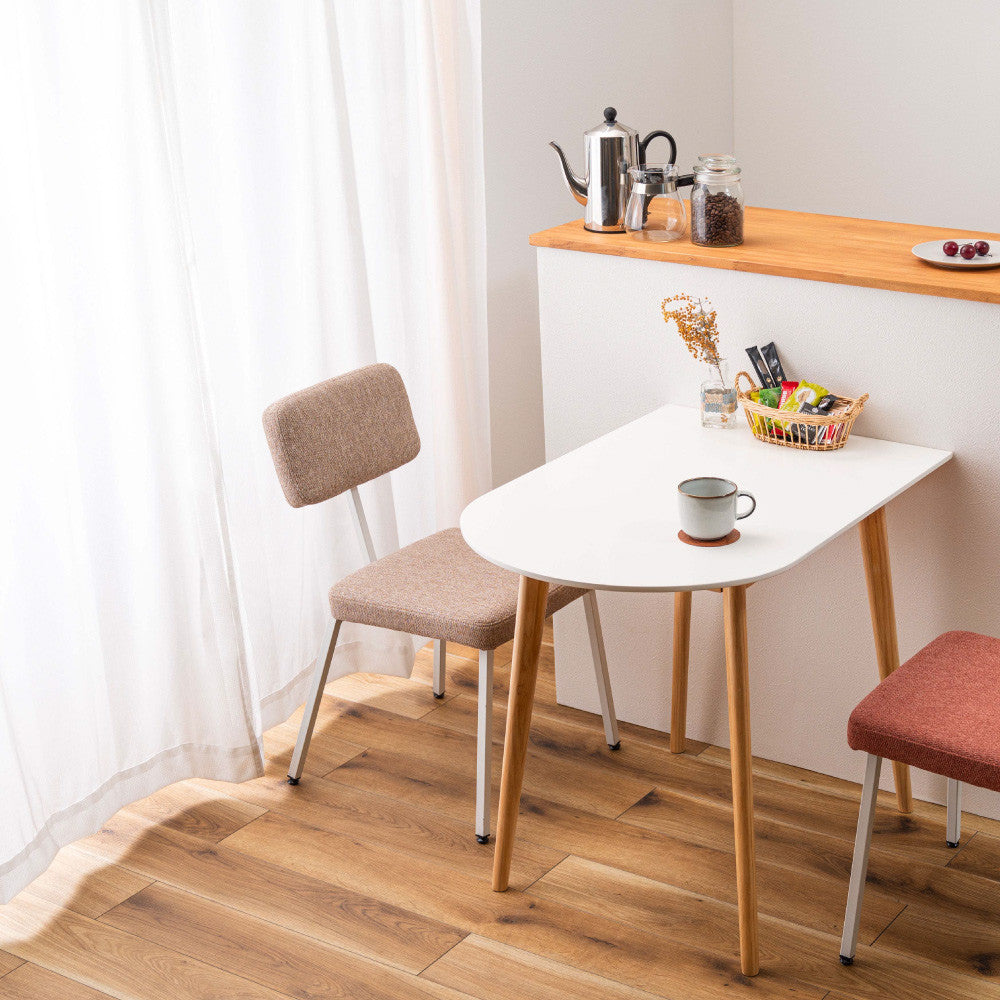 壁付け半円テーブル