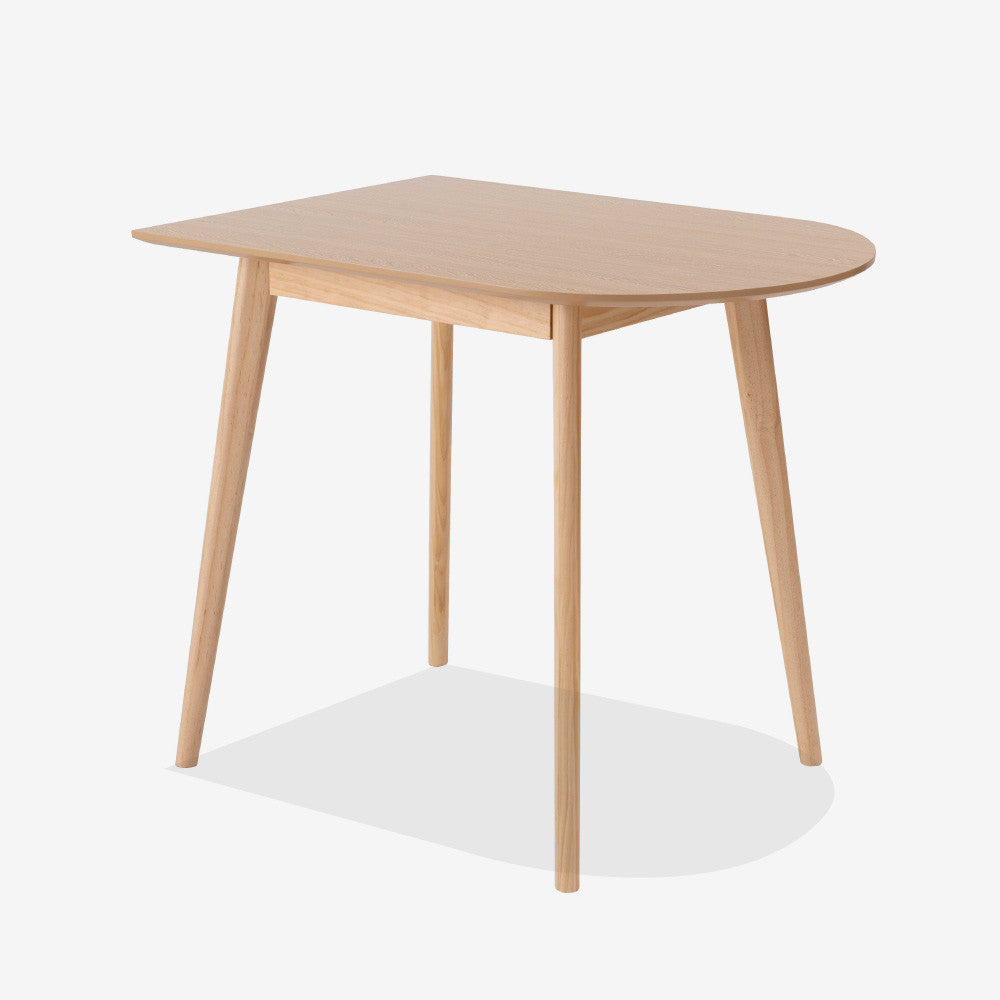 壁付け半円テーブル