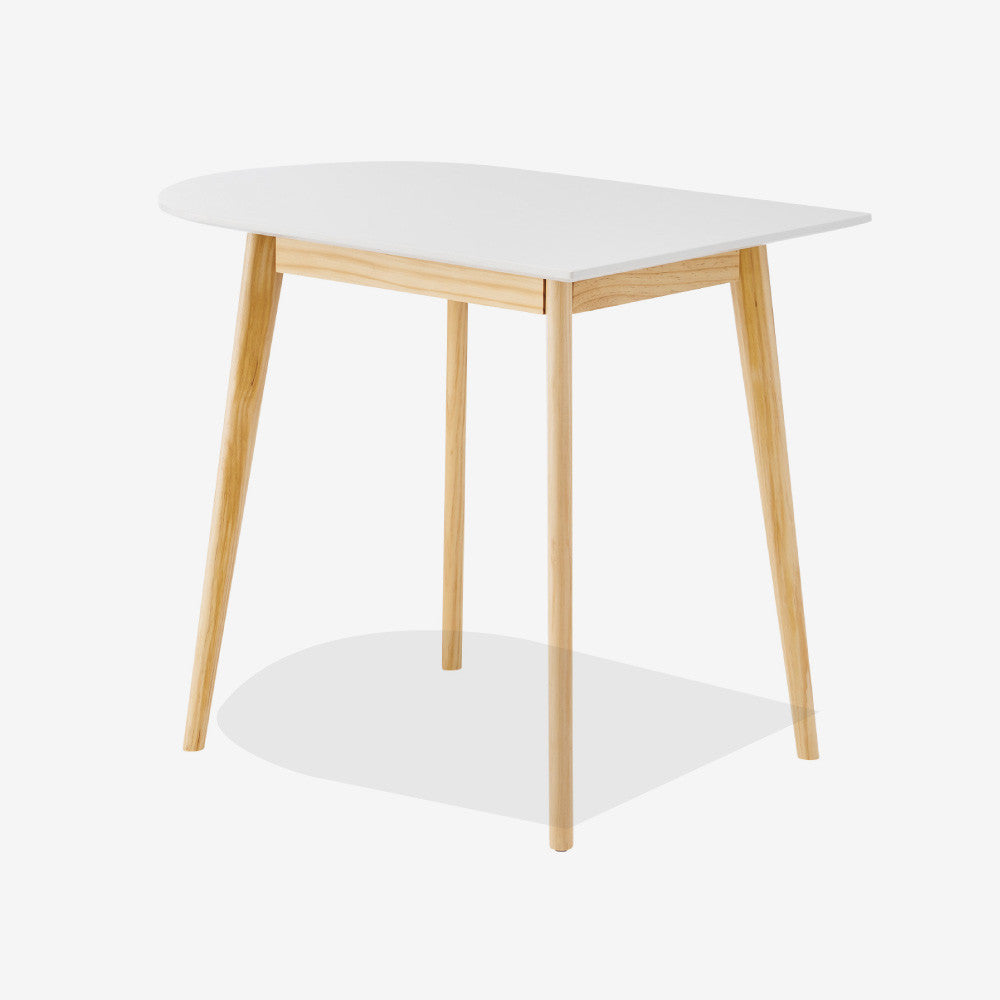 壁付け半円テーブル