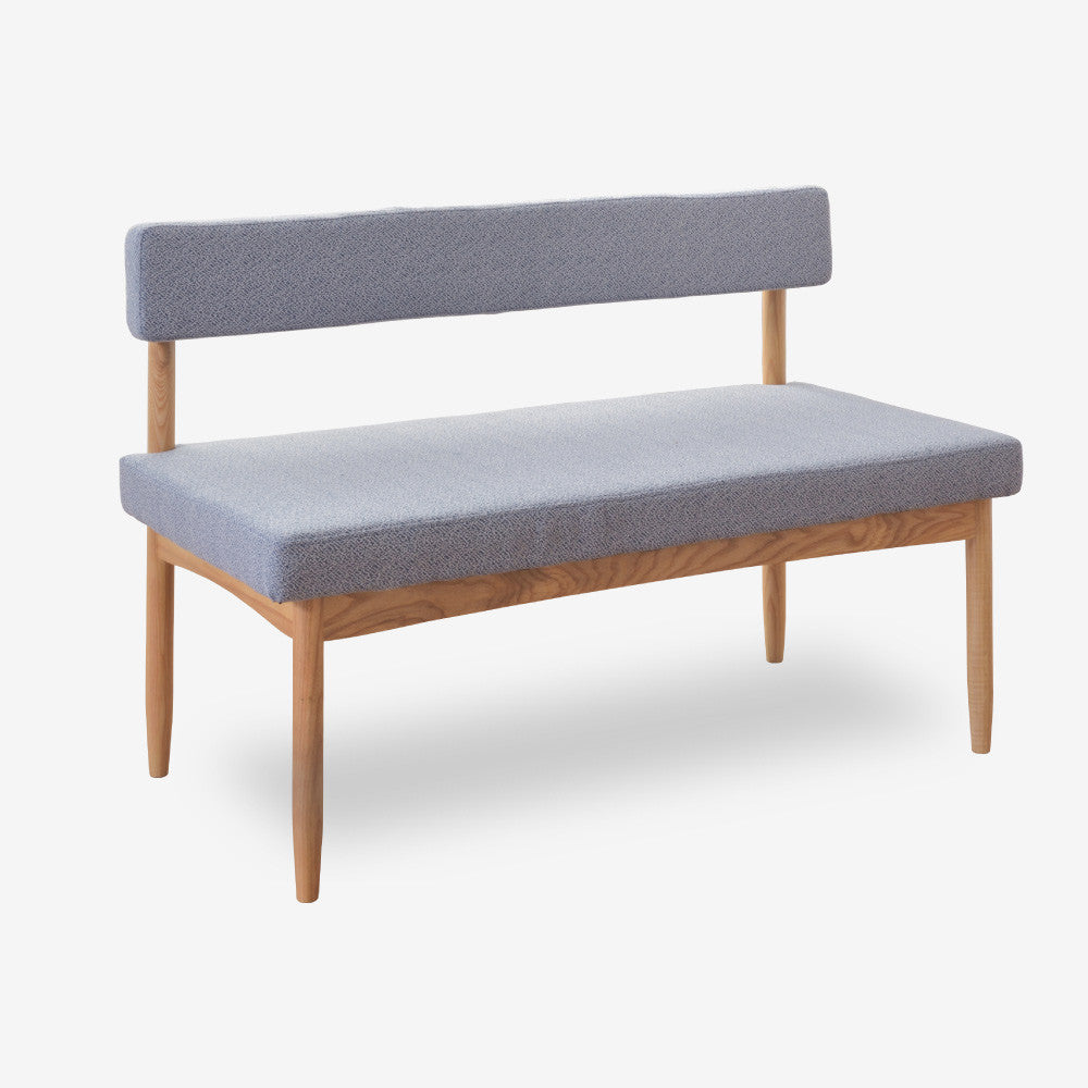 ダイニングベンチ背もたれ付