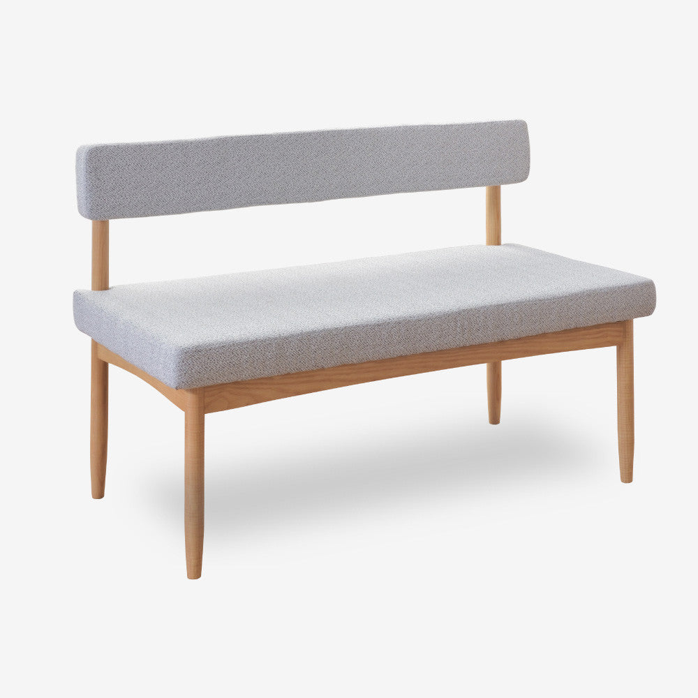 ダイニングベンチ背もたれ付