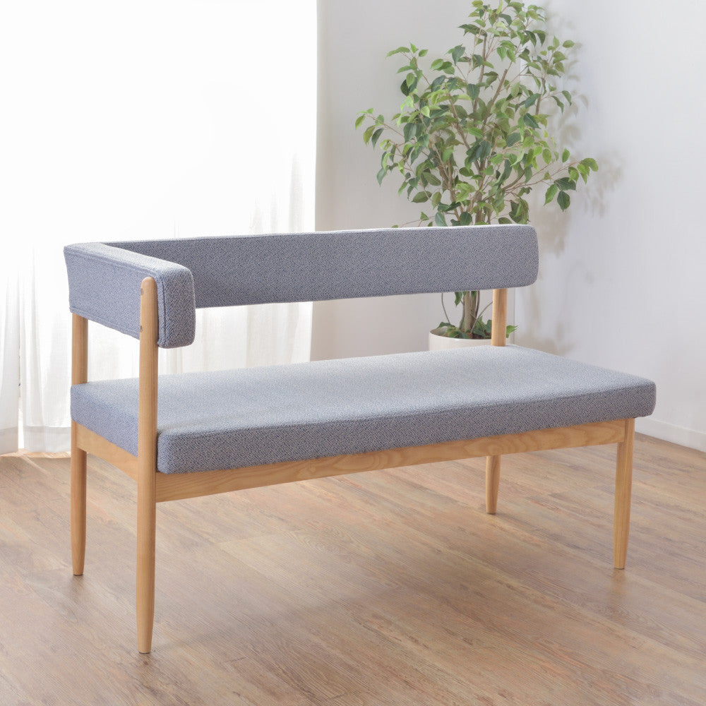 ダイニングベンチ肘掛け付