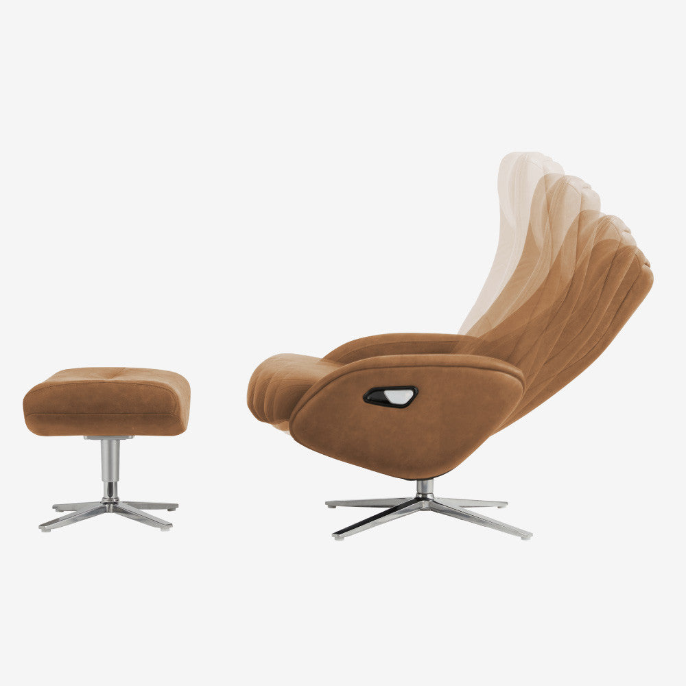 リクライニング式一人がけソファ